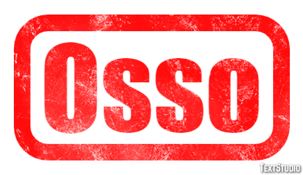 Osso Efeito de texto