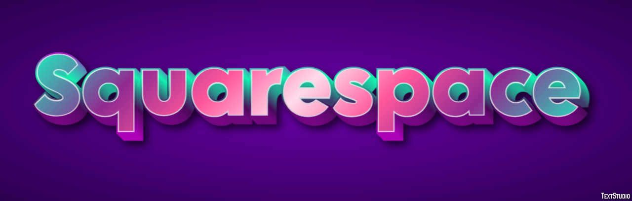 Squarespace Text effect
