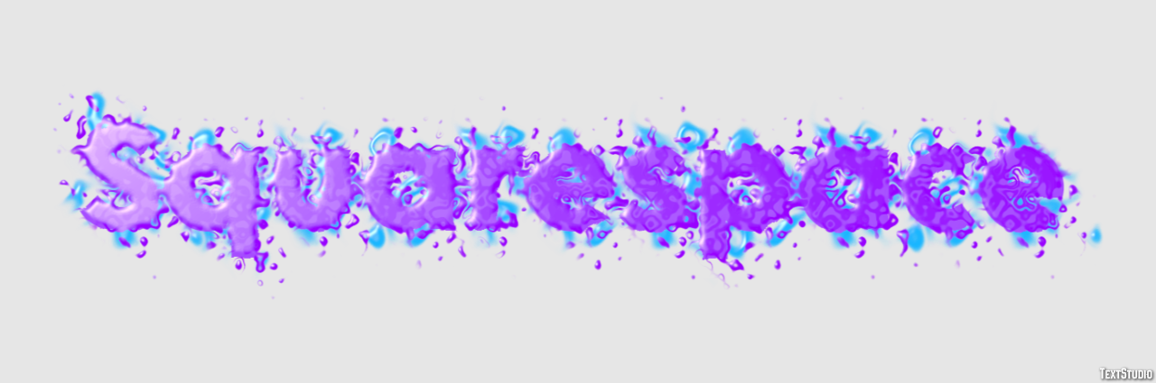 Squarespace Text effect