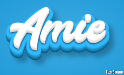 Amie Эффект текста
