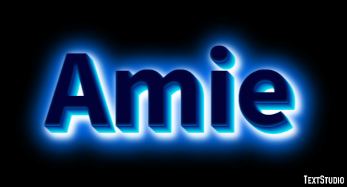 Amie Эффект текста