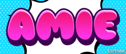 Amie Эффект текста