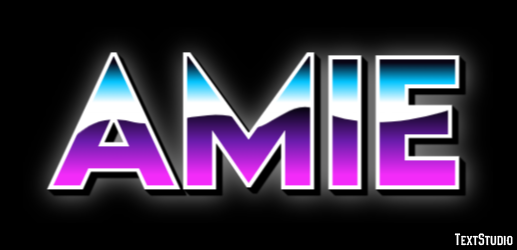 Amie Эффект текста