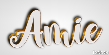 Amie Эффект текста