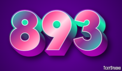 893 Text Effect