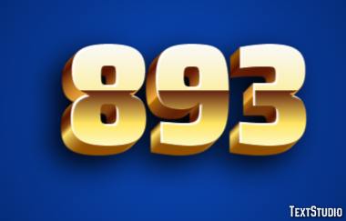 893 Text Effect