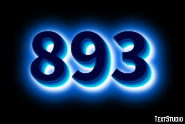 893 Text Effect