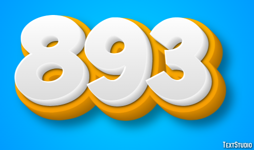 893 Text Effect