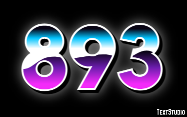 893 Text Effect