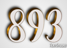 893 Text effect