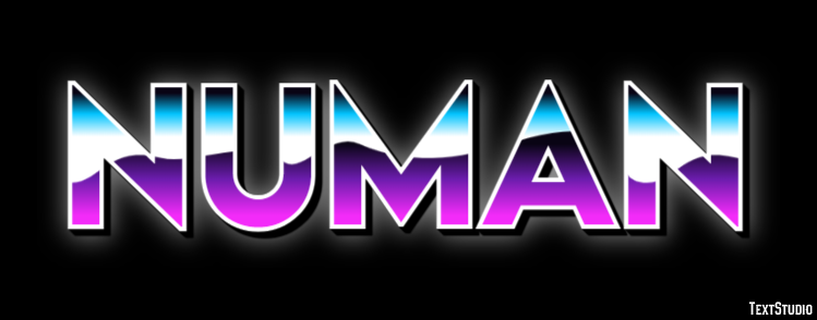 Numan Tekst Effect