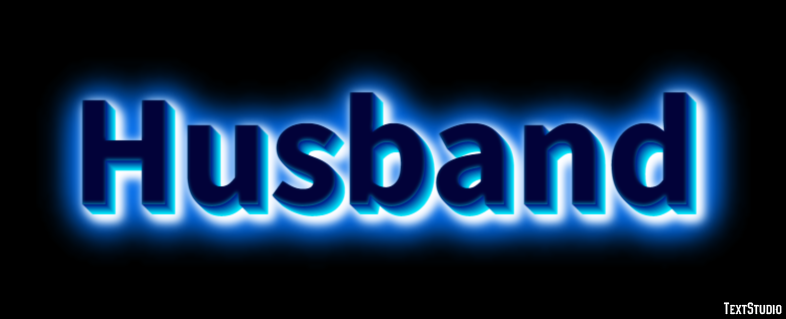 Husband Text Effect