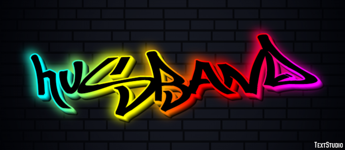 Husband Text effect