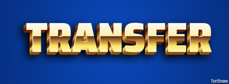 Transfer Text Effect