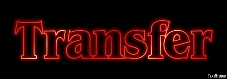 Transfer Text Effect and Logo Design Word