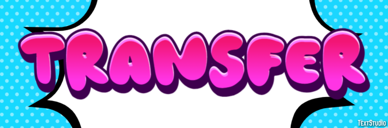 Transfer Efecto de texto