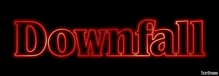 Downfall Efecto de Texto
