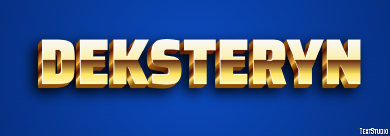 Deksteryn Efekt tekstowy