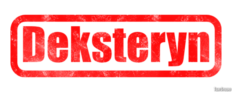 Deksteryn Tekst Effect