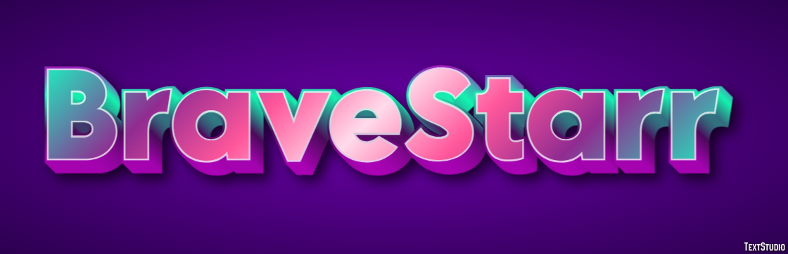 BraveStarr Text Effect