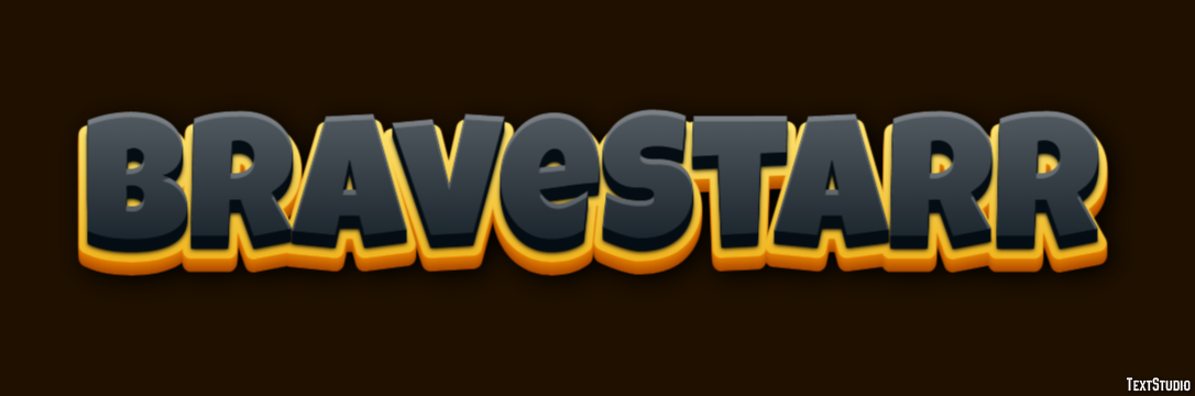 BraveStarr Efekt tekstowy