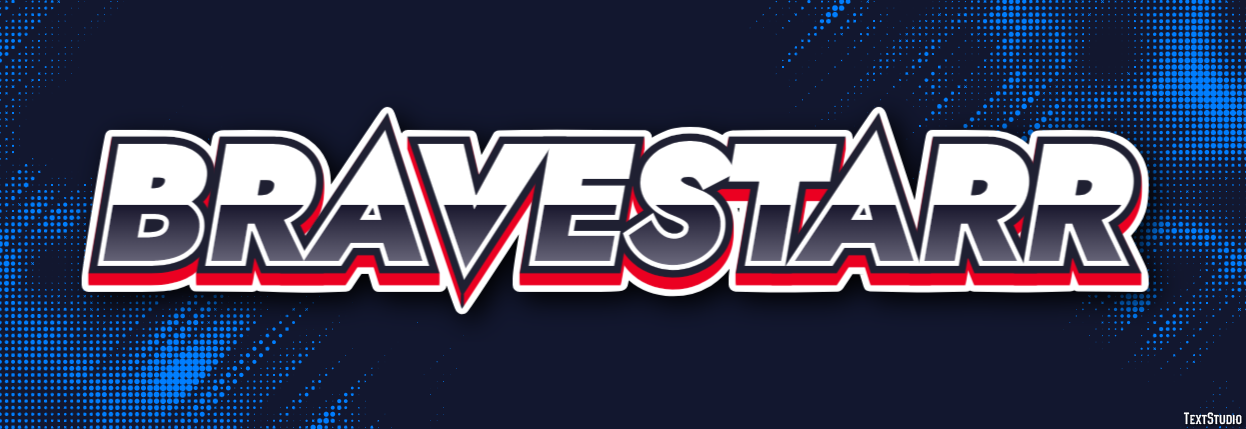 BraveStarr Efekt tekstowy