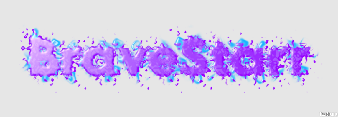 BraveStarr Text effect