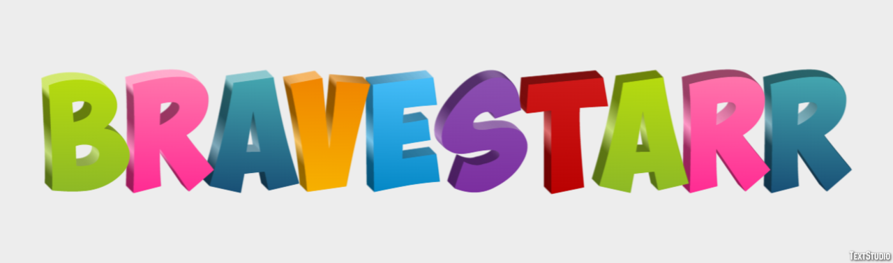 BraveStarr Text Effect