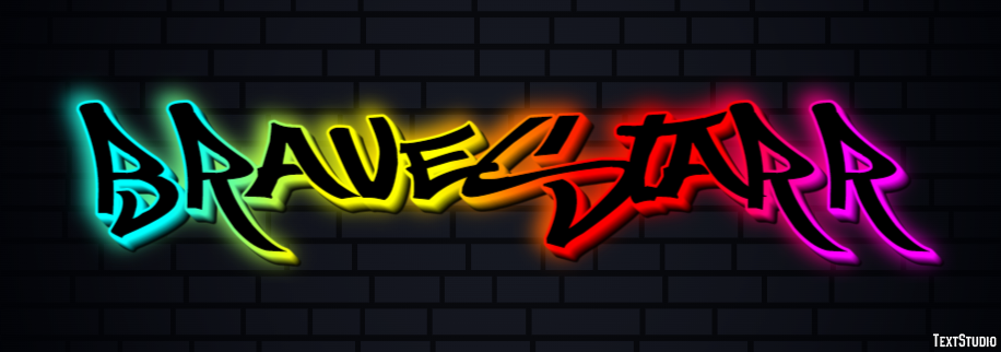 BraveStarr Text Effect