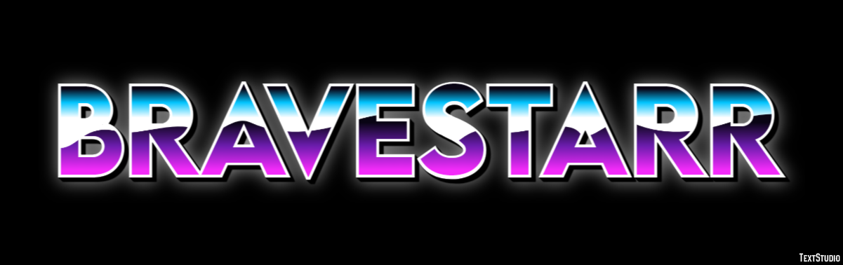BraveStarr Efekt tekstowy
