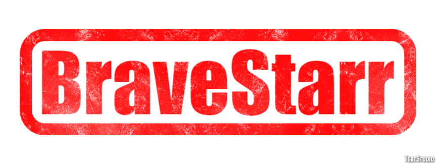 BraveStarr Efekt tekstowy