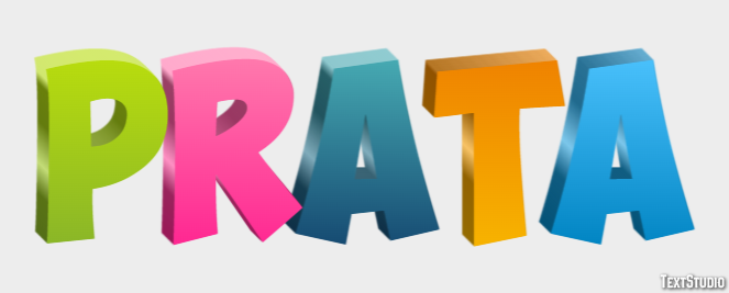Prata Текстовый эффект