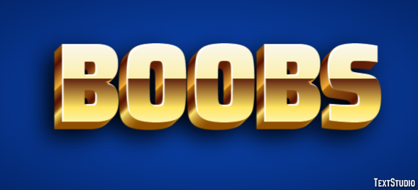 Boobs Metin efekti