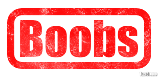 Boobs Metin efekti
