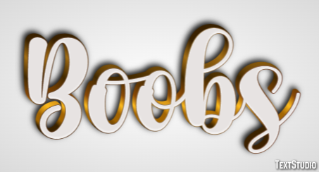 Boobs Metin efekti