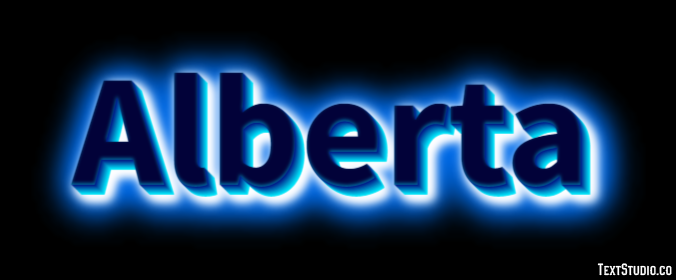 Alberta Effet de Texte