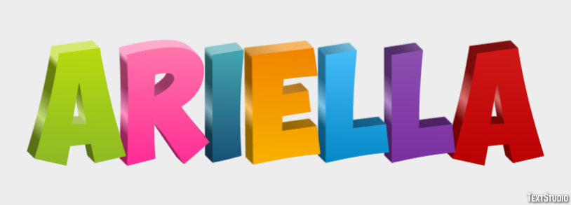Ariella Text effect