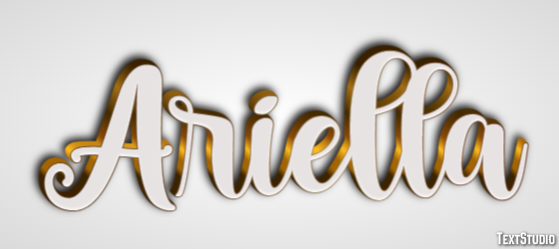 Ariella Efecto de Texto