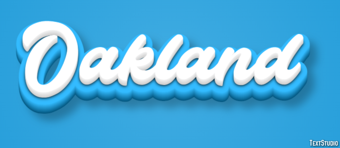 Oakland テキスト効果