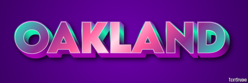 Oakland Efekt tekstowy