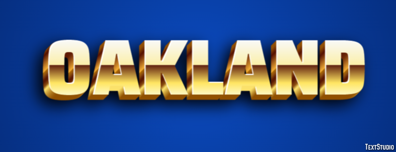 Oakland Efekt tekstowy