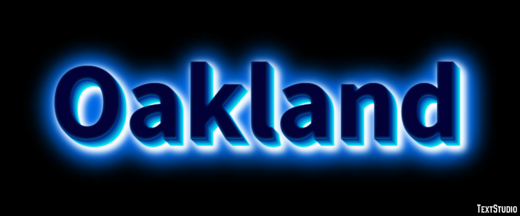 Oakland Efekt tekstowy