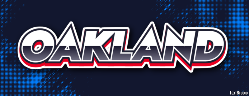 Oakland Efekt tekstowy