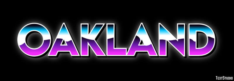 Oakland Efekt tekstowy