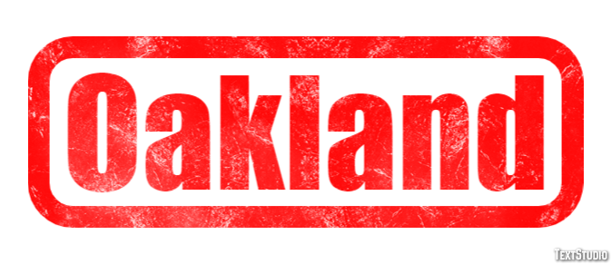 Oakland Efekt tekstowy