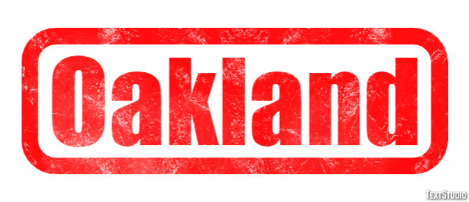 Oakland Efekt tekstowy