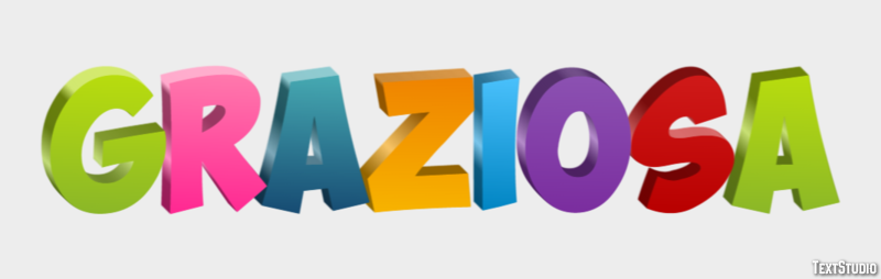 Graziosa Efekt tekstowy