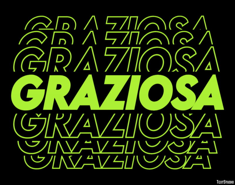 Graziosa Effetto testo