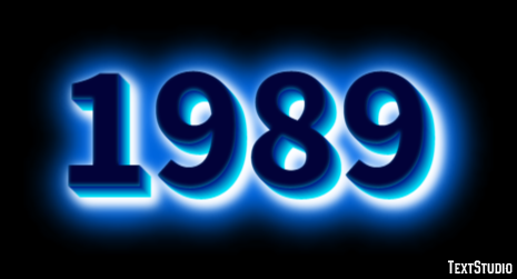 1989 テキスト効果