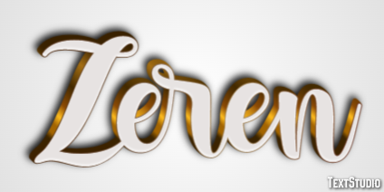 Zeren Efeito de texto